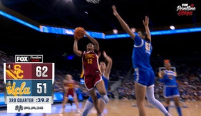 JuJu Watkins pulls off dazzling fastbreak euro step to help USC extend lead over UCLA